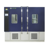 Translational thermal shock test chamber